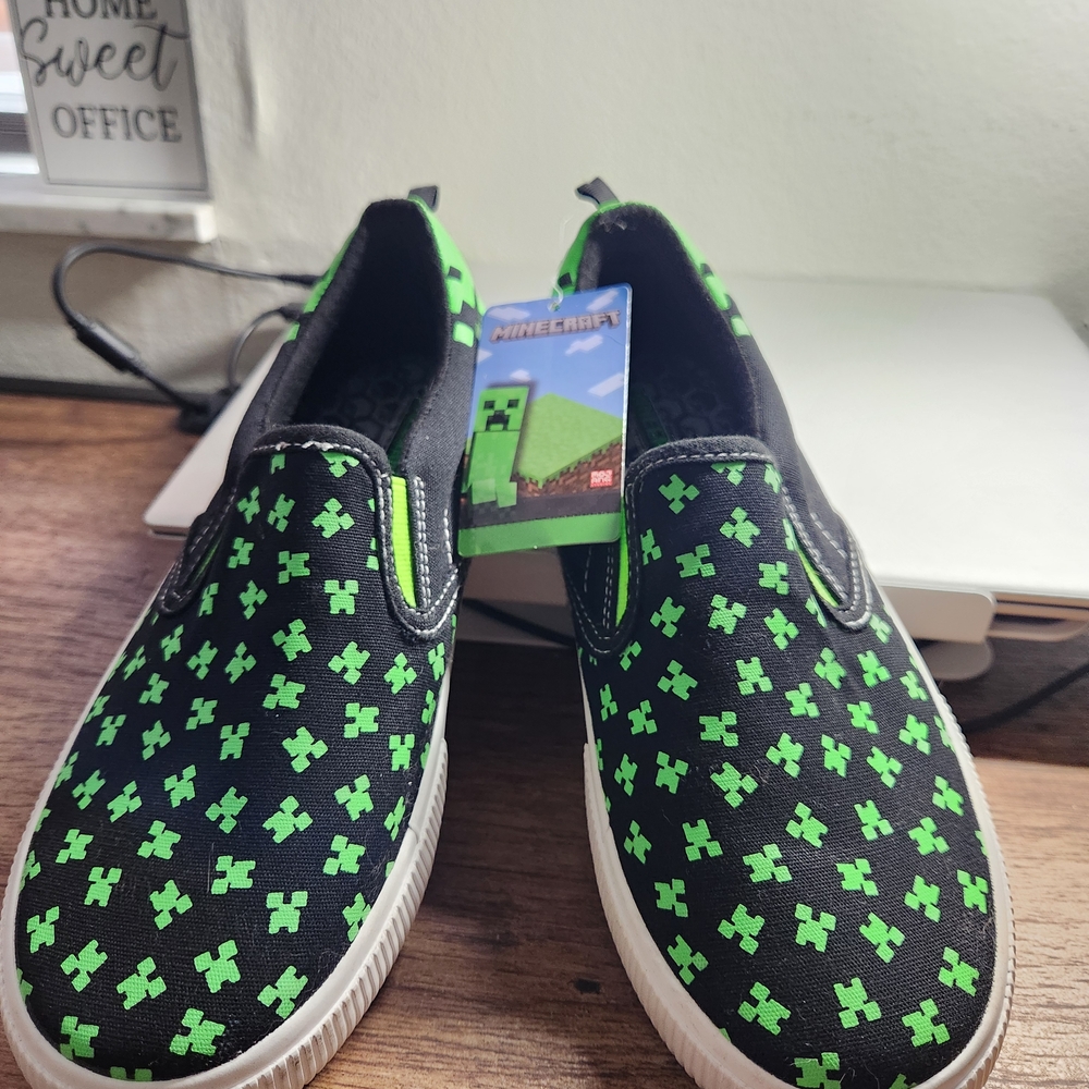 Kids Slip On Minecraft Shoes